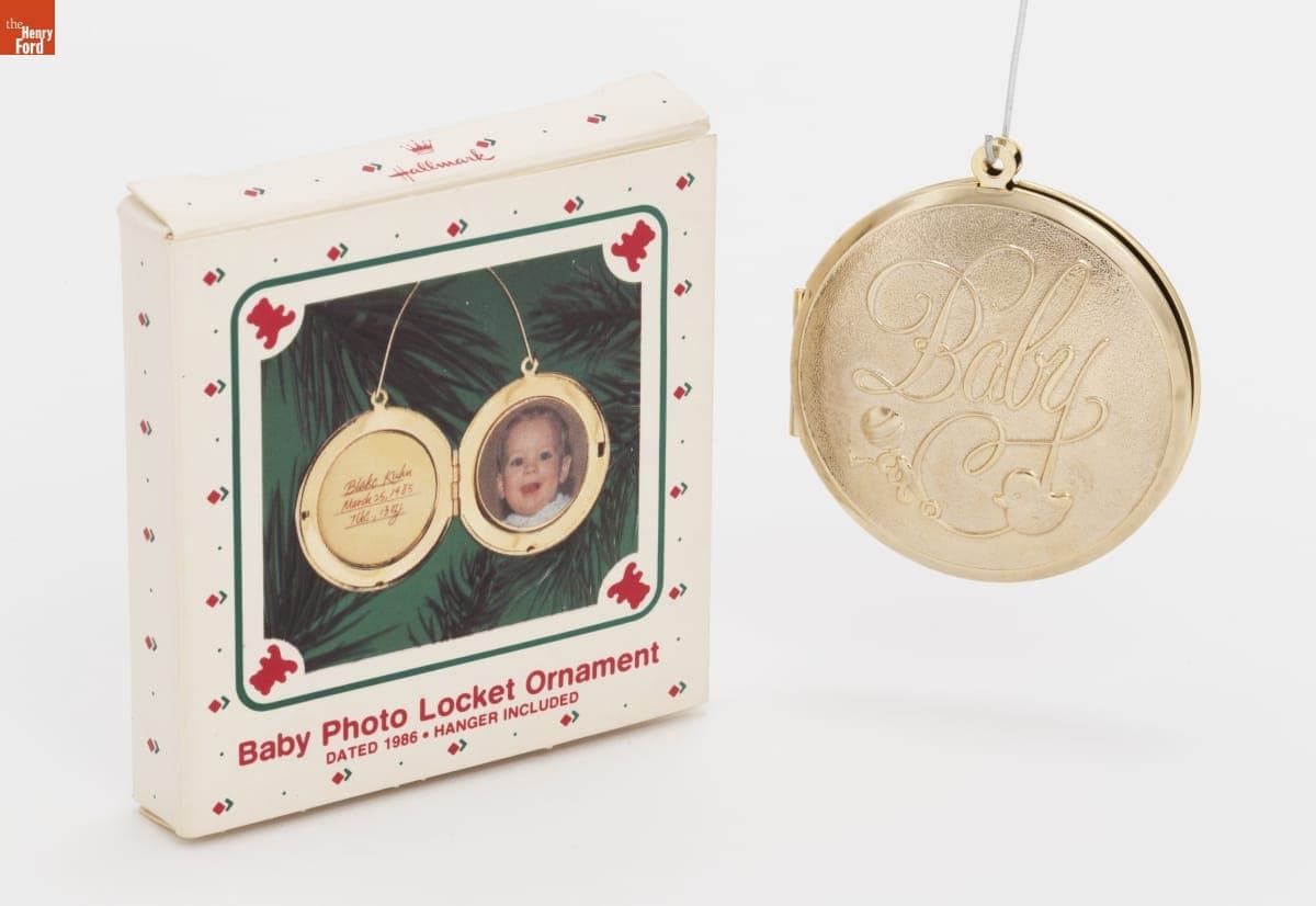 Hallmark "Baby Locket" Christmas Ornament, 1986