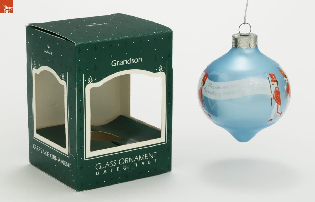 Hallmark "Grandson" Christmas Ornament, 1987