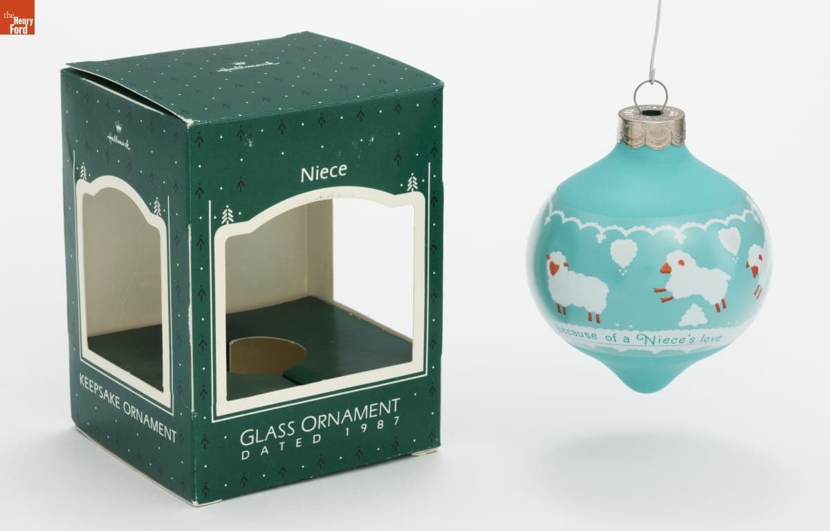 Hallmark "Niece" Christmas Ornament, 1987