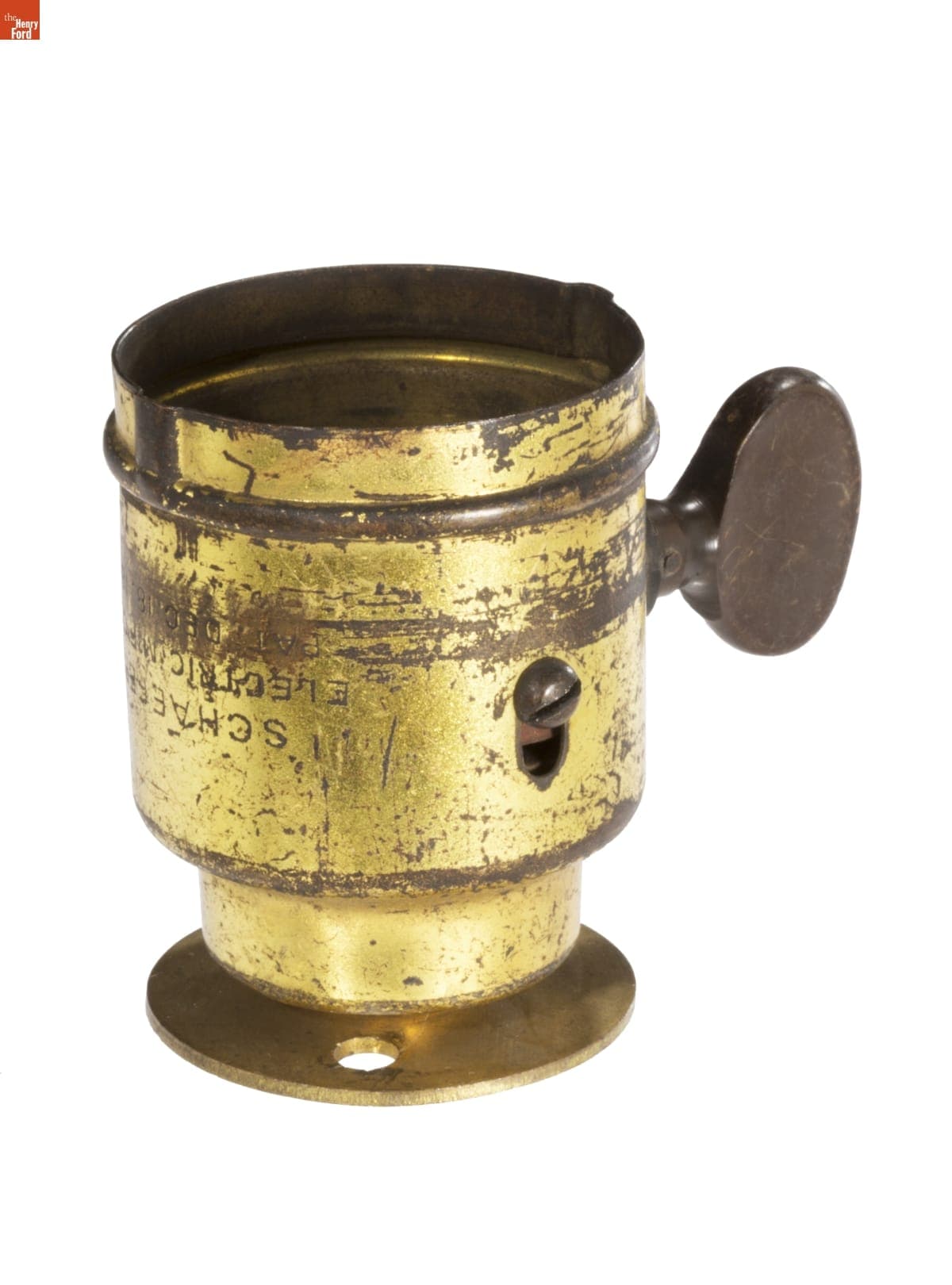 Schaefer Electric Mfg. Co. #2 Key Socket, 1885-1892