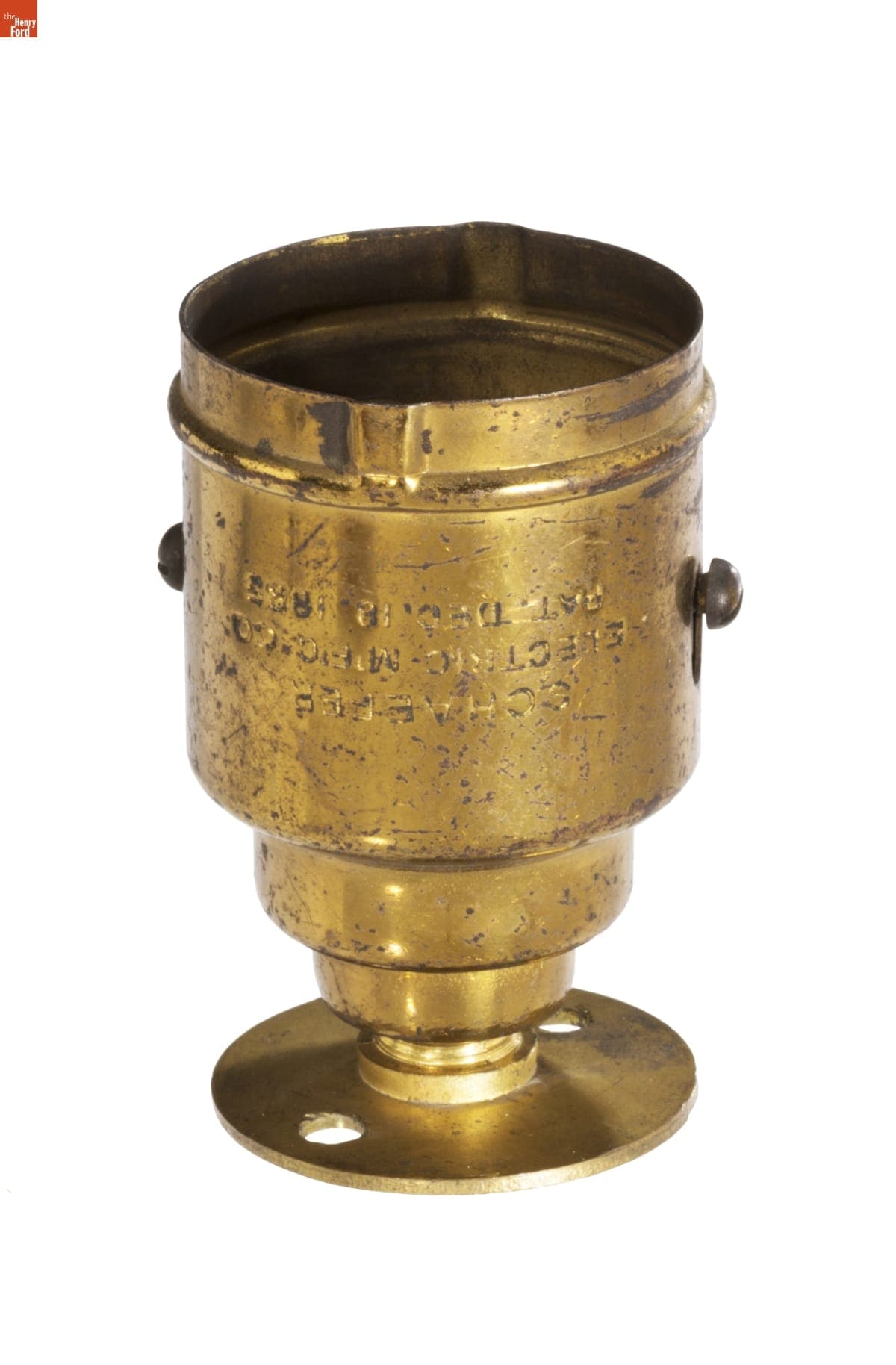 Schaefer Electric Light Socket, 1885-1892