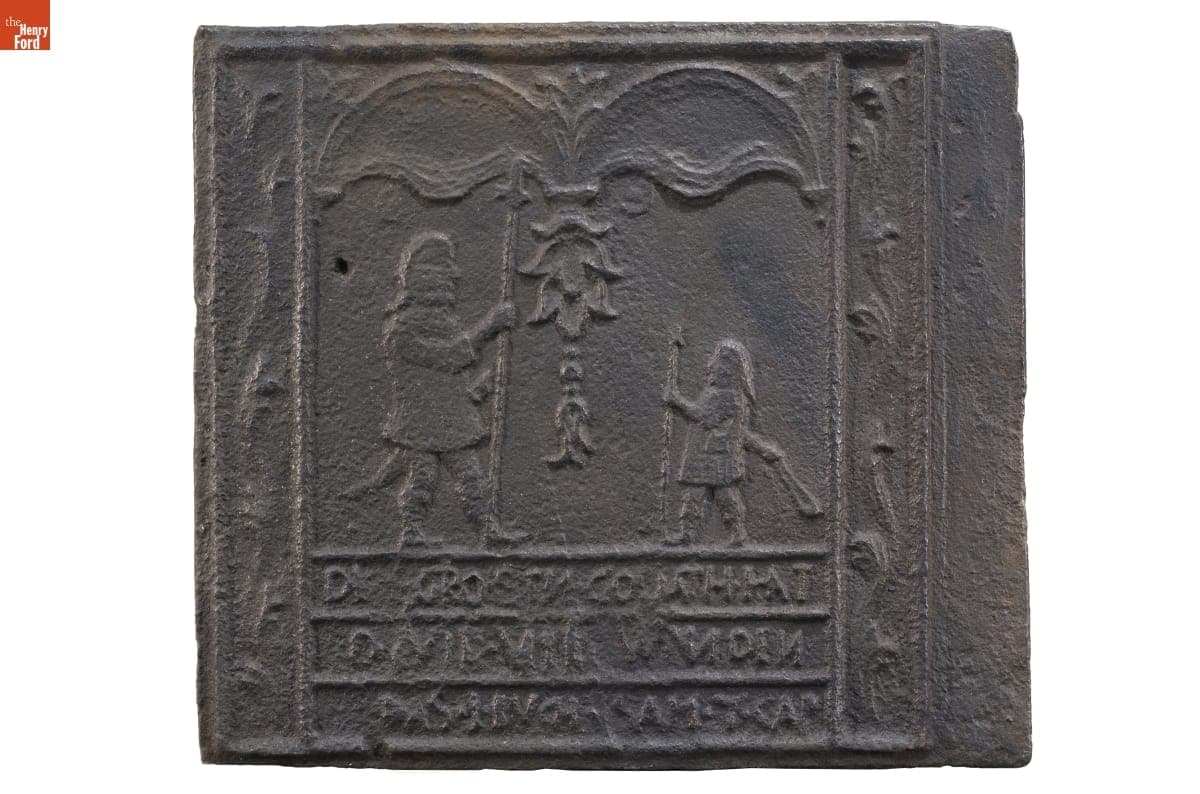 Stove Plate, "David and Goliath", circa 1745