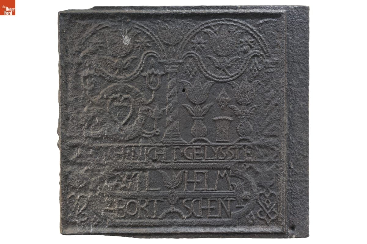 Stove Plate, "The Tenth Commandment," circa 1760