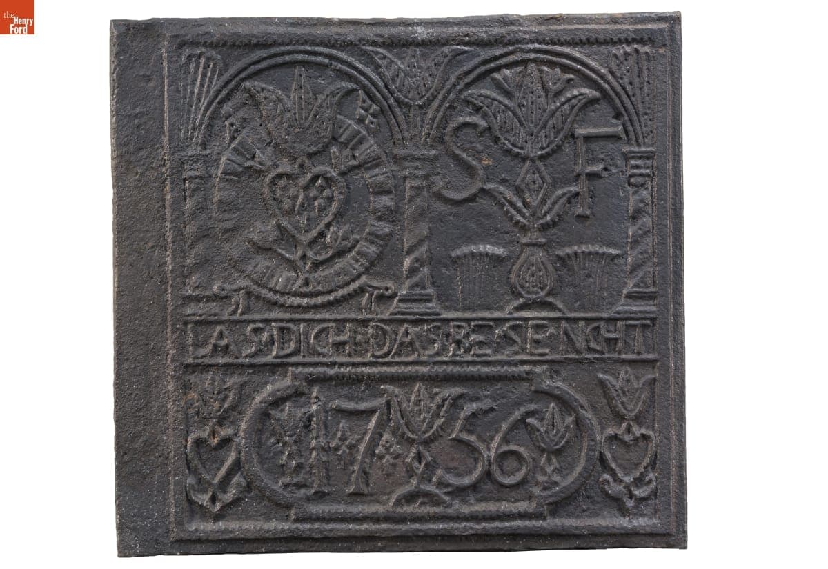 Stove Plate, "S. F. of 1756"