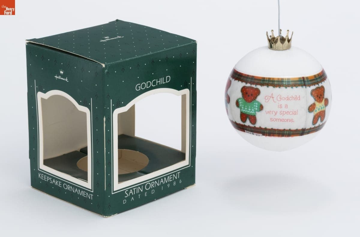 Hallmark "Godchild" Christmas Ornament, 1986