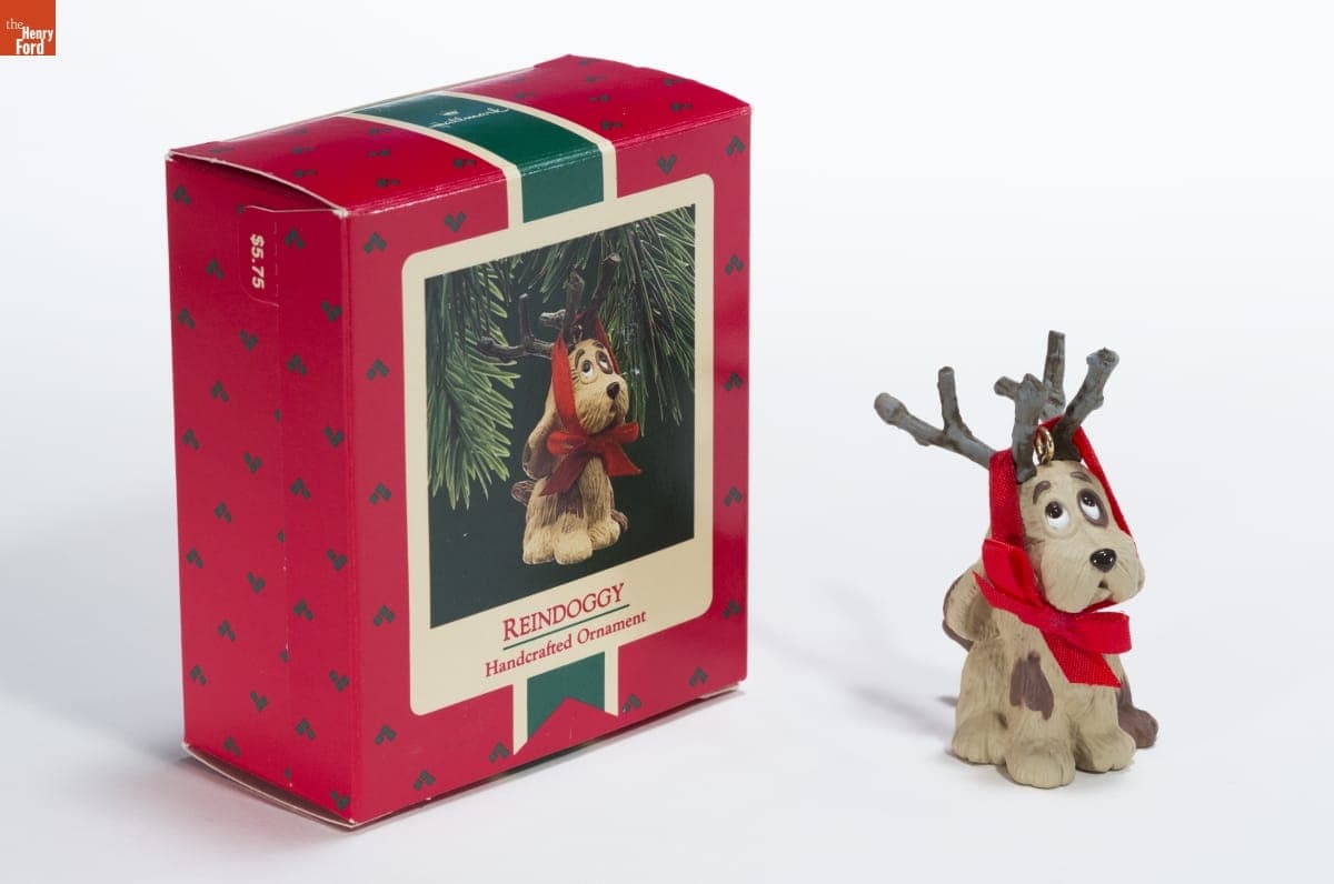 Hallmark "Reindoggy" Christmas Ornament, 1987