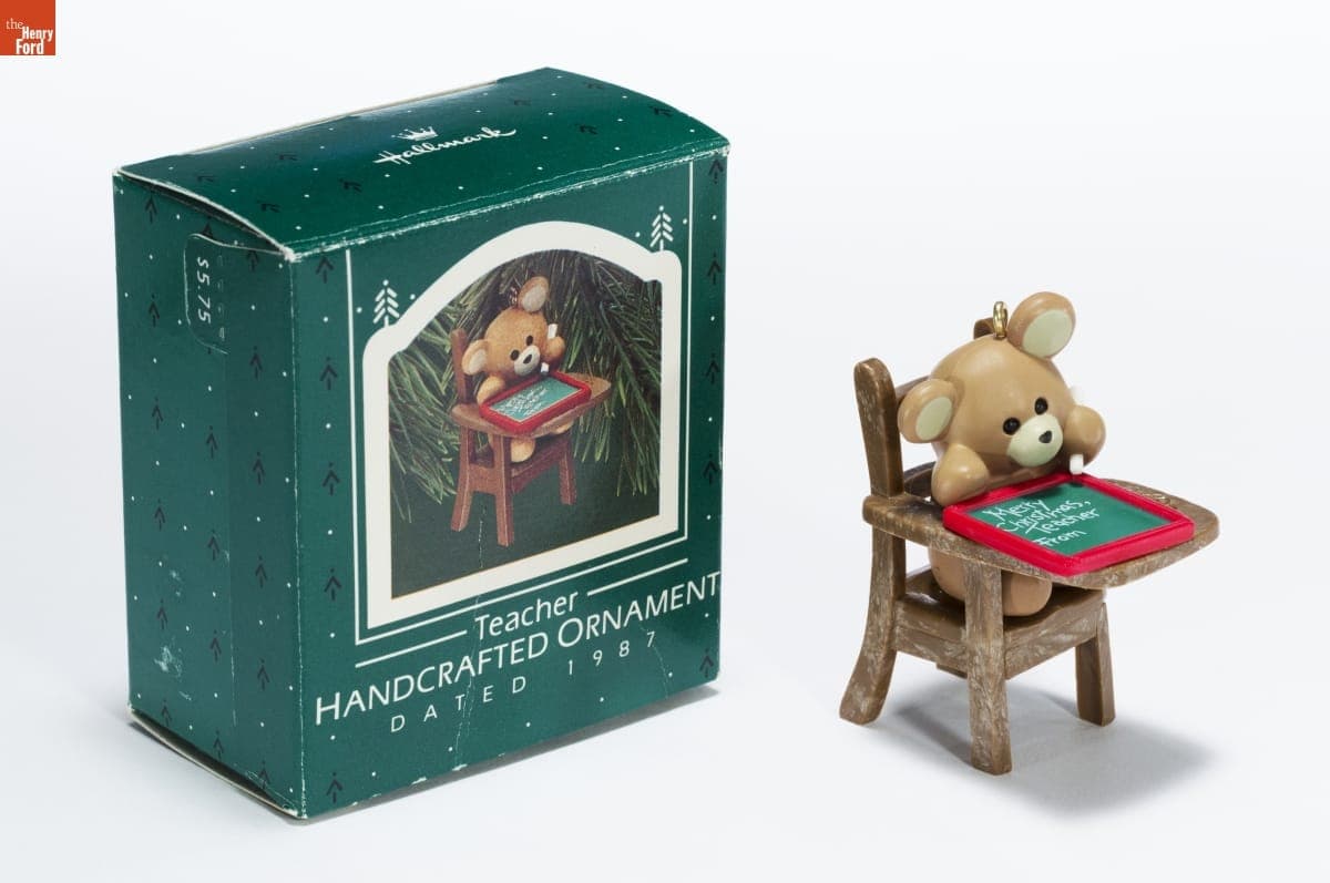 Hallmark "Teacher" Christmas Ornament, 1987
