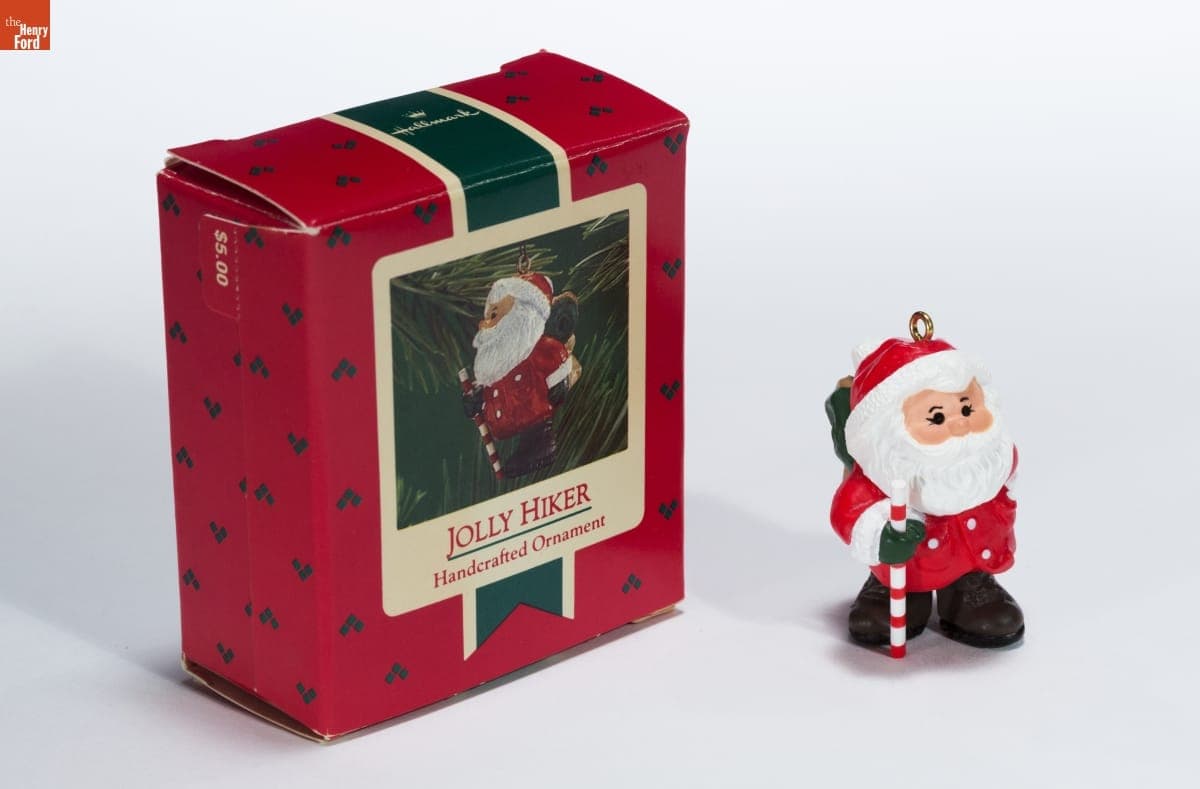 Hallmark "Jolly Hiker" Christmas Ornament, 1986