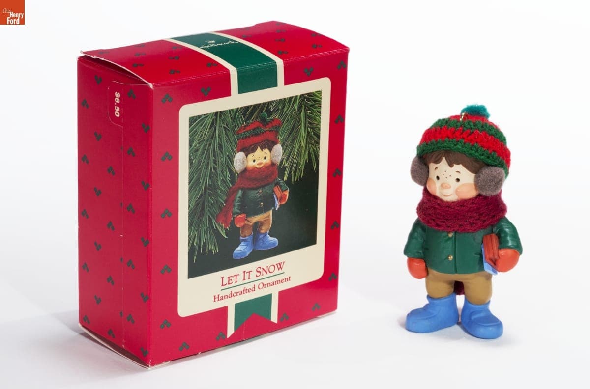 Hallmark "Let It Snow" Christmas Ornament, 1987