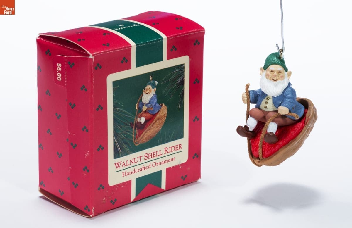 Hallmark "Walnut Shell Rider" Christmas Ornament, 1986