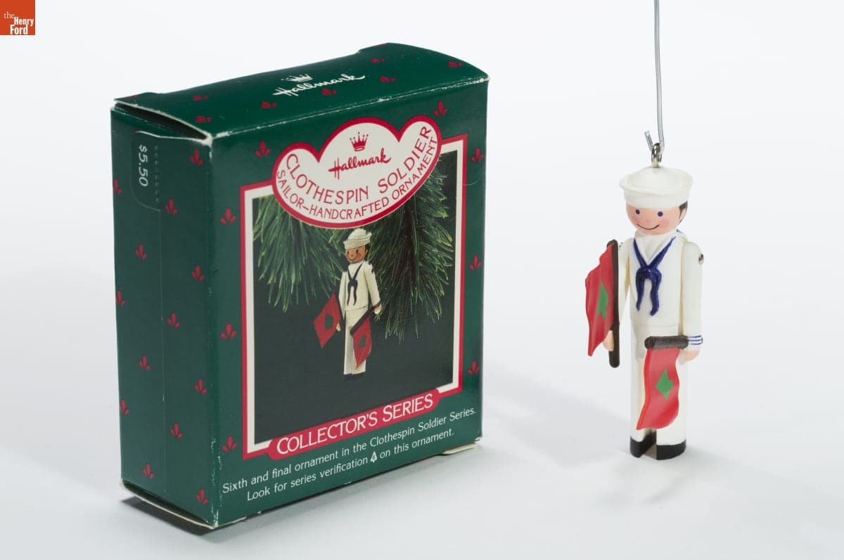 Hallmark "Clothespin Soldier Series: Sailor" Christmas Ornament, 1987