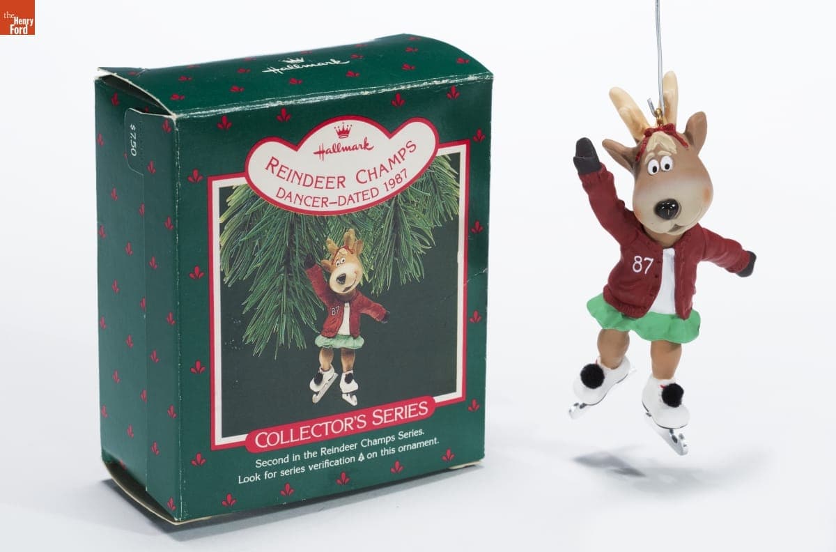 Hallmark "Reindeer Champs Series: Dancer" Christmas Ornament, 1987
