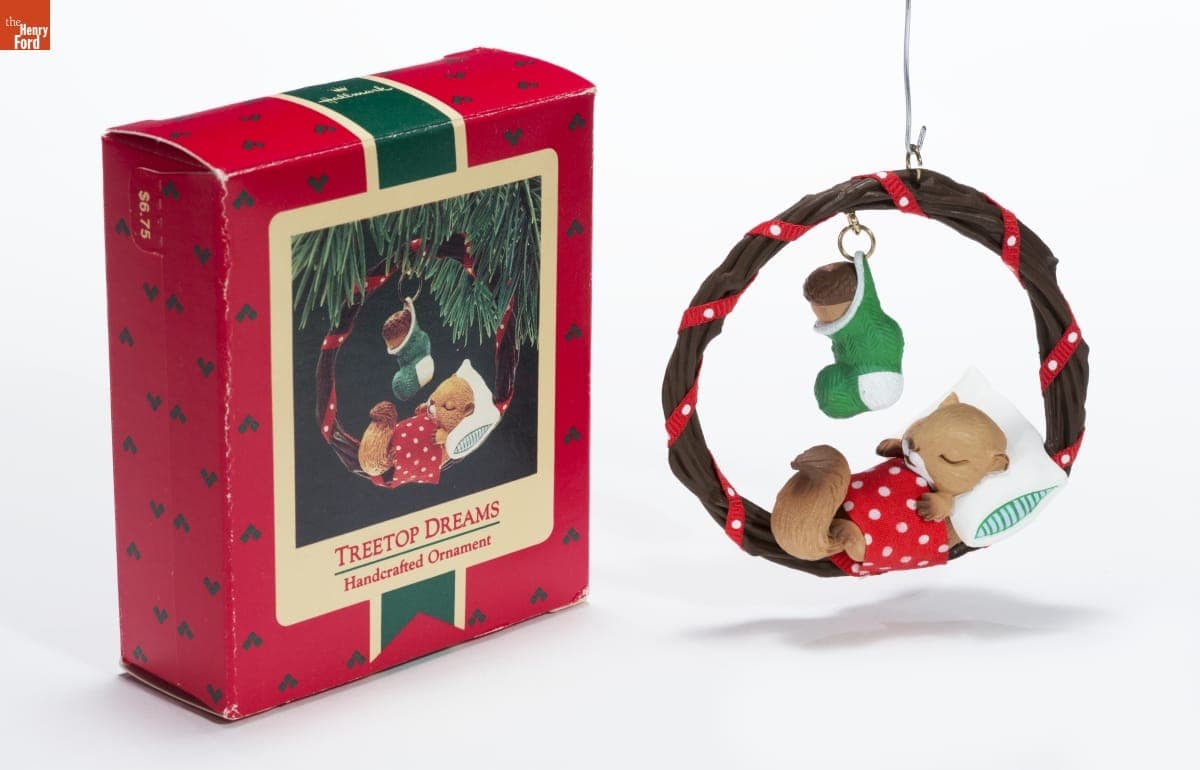 Hallmark "Treetop Dreams" Christmas Ornament, 1987