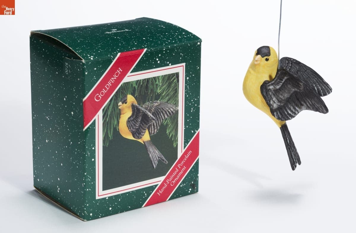 Hallmark "Goldfinch" Christmas Ornament, 1987
