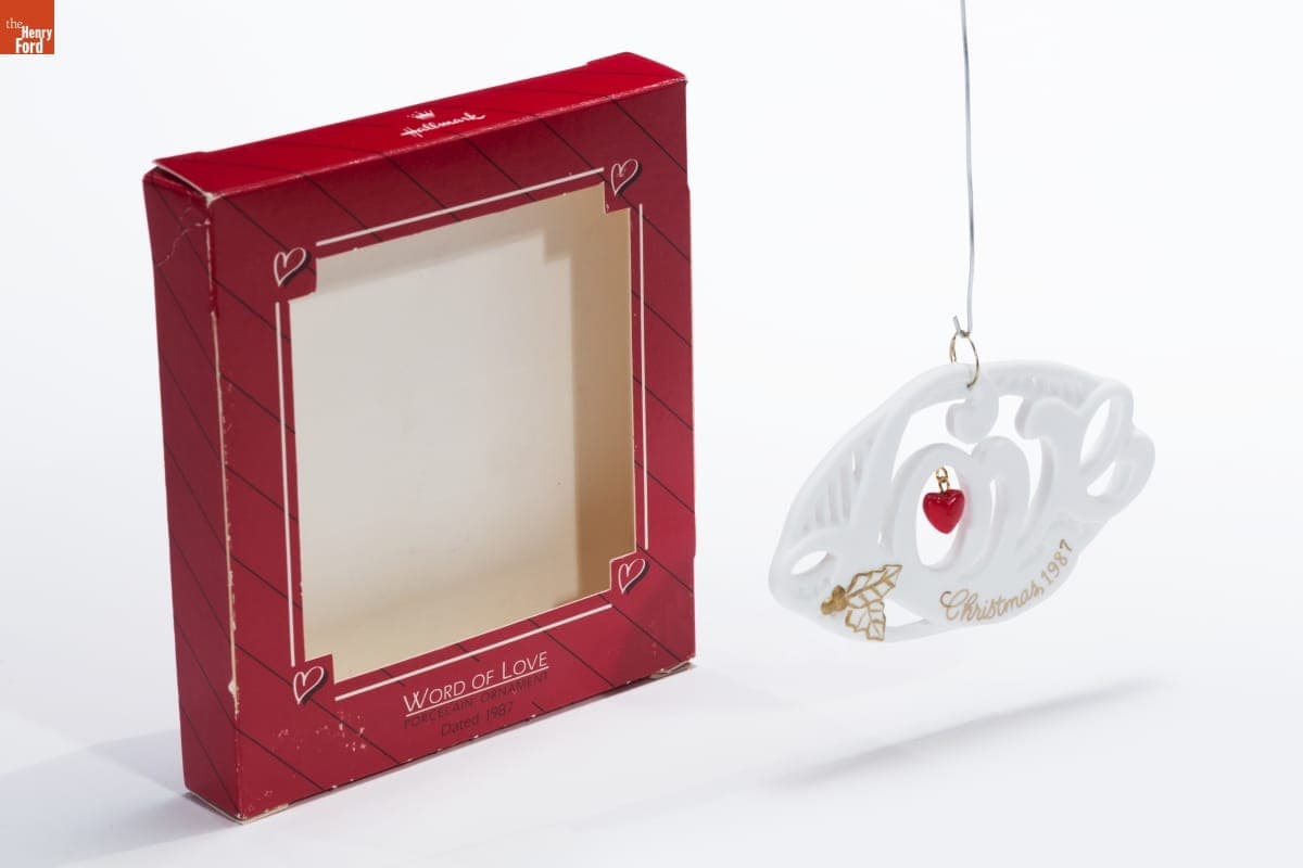 Hallmark "Word of Love" Christmas Ornament, 1987