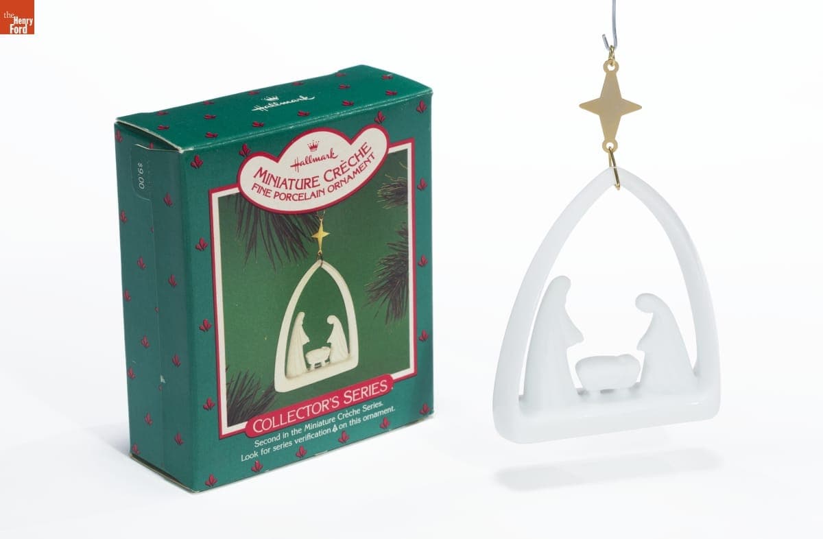 Hallmark "Miniature Creche" Christmas Ornament, 1986
