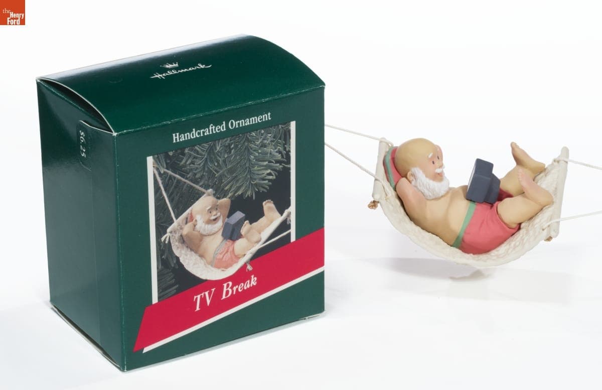 Hallmark "TV Break" Christmas Ornament, 1989