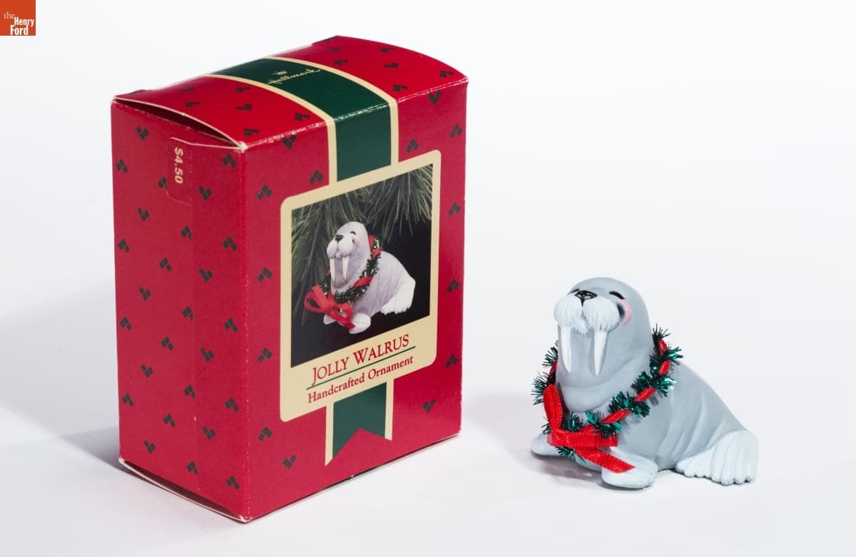 Hallmark "Jolly Walrus" Christmas Ornament, 1988