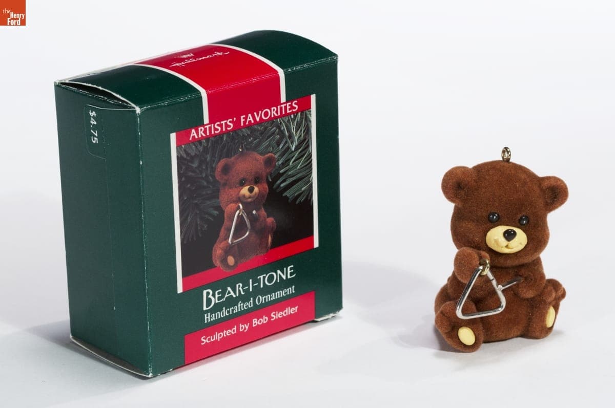Hallmark "Bear-I-Tone" Christmas Ornament, 1989