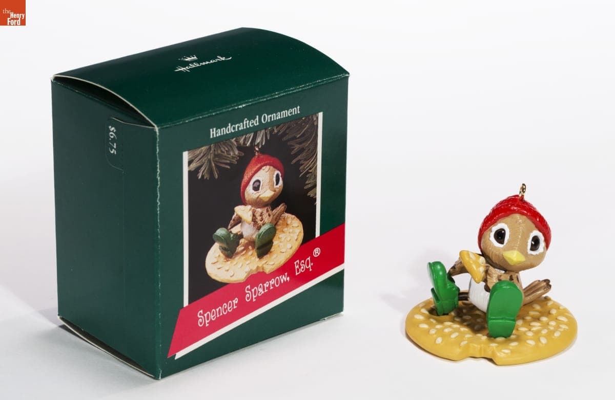 Hallmark "Spencer Sparrow, Esq." Christmas Ornament, 1989