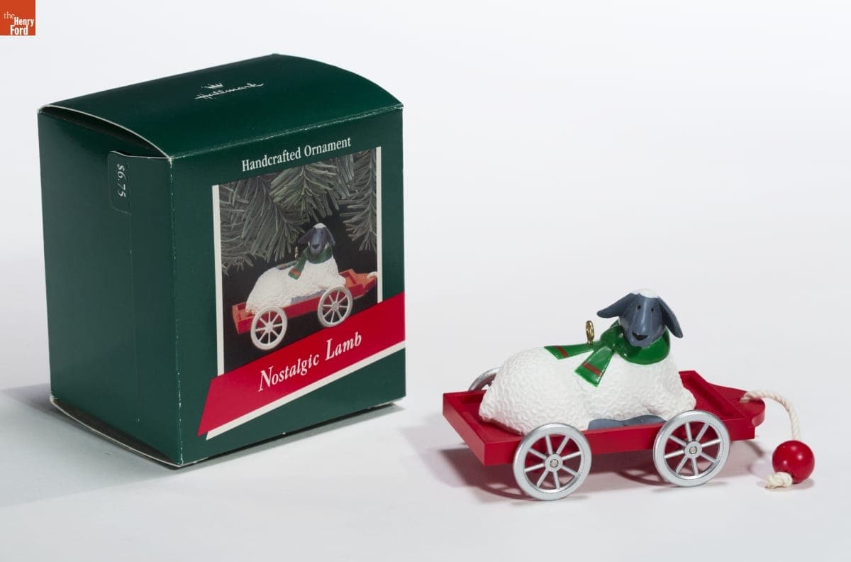Hallmark "Nostalgic Lamb" Christmas Ornament, 1989