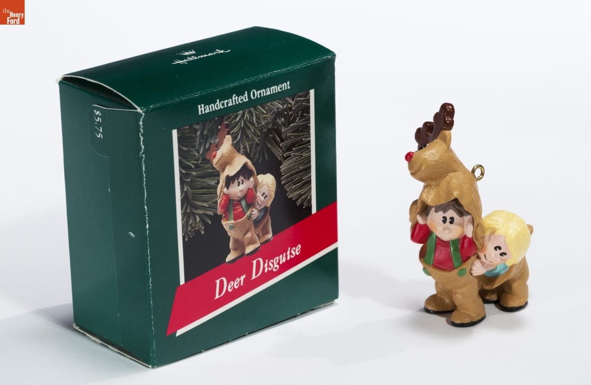 Hallmark "Deer Disguise" Christmas Ornament, 1989