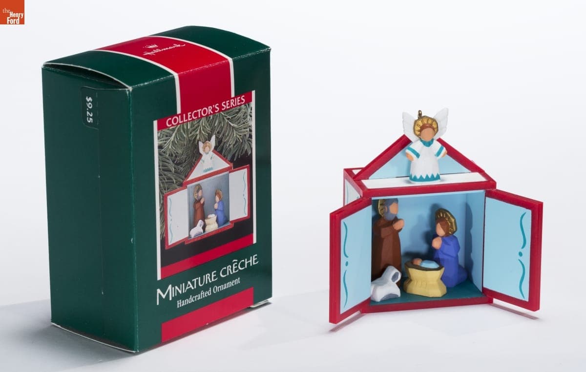 Hallmark "Miniature Creche" Christmas Ornament, 1989