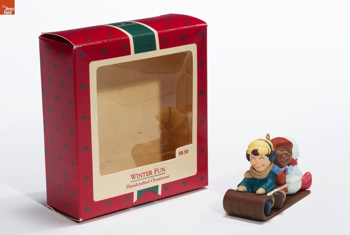 Hallmark "Winter Fun" Christmas Ornament, 1988