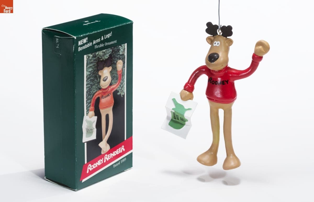 Hallmark "Rodney Reindeer" Christmas Ornament, 1989