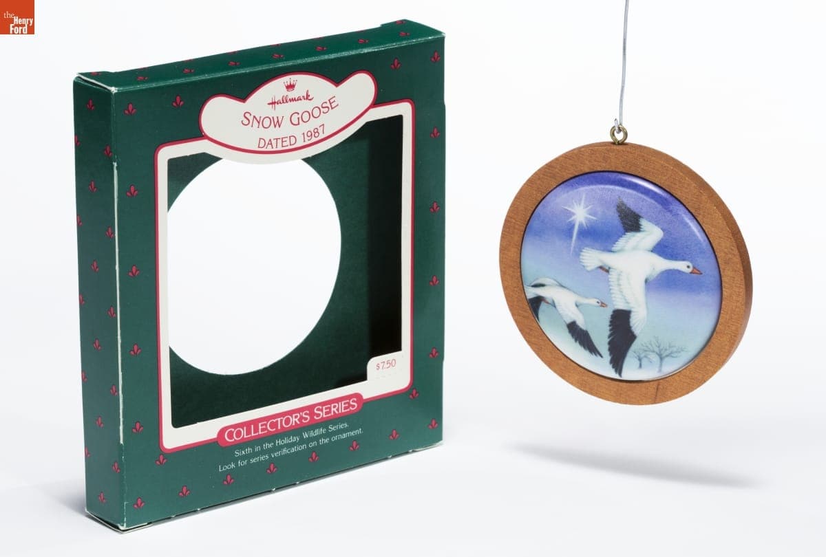 Hallmark "Holiday Wildlife Series: Snow Goose" Christmas Ornament, 1987