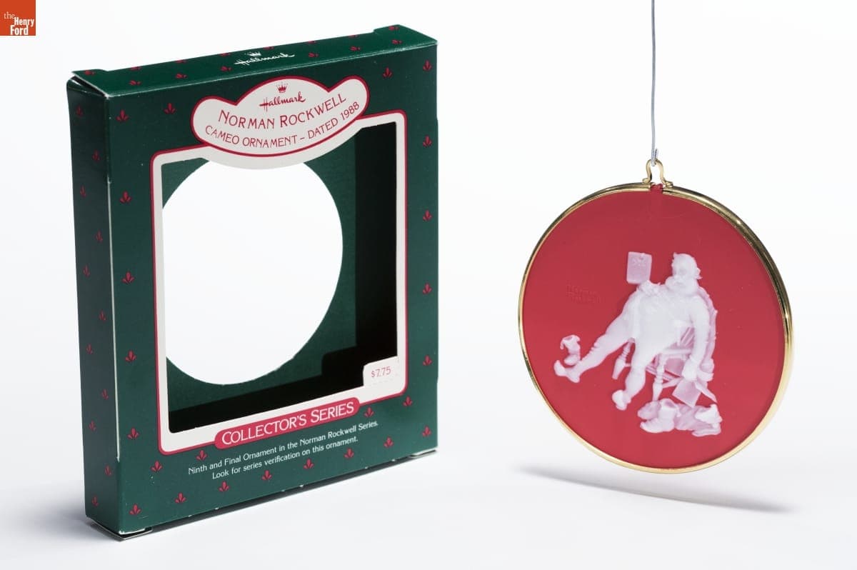 Hallmark "Norman Rockwell Series: And to All a Good Night" Christmas Ornament, 1988
