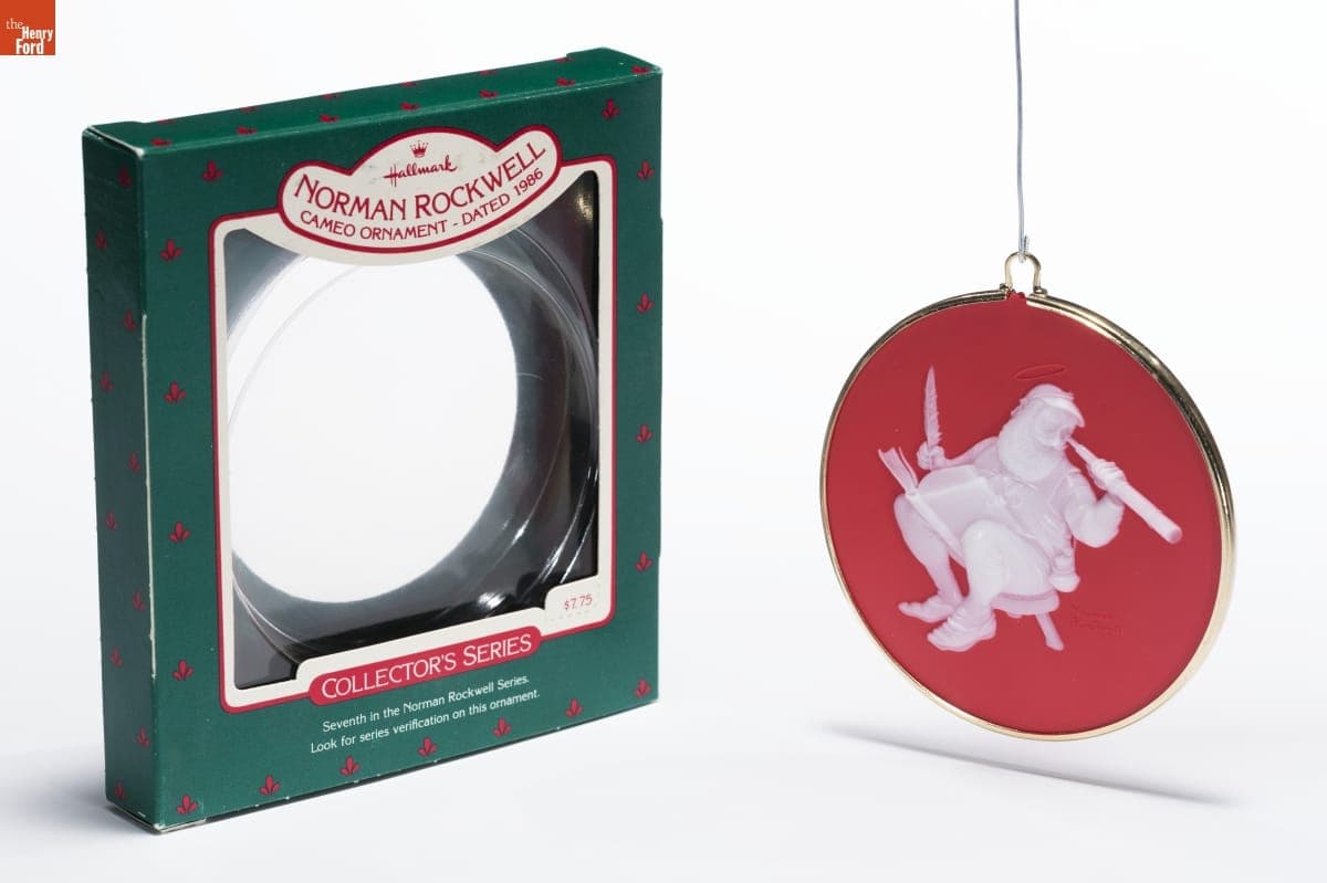 Hallmark "Norman Rockwell Series: Checking Up" Christmas Ornament, 1986