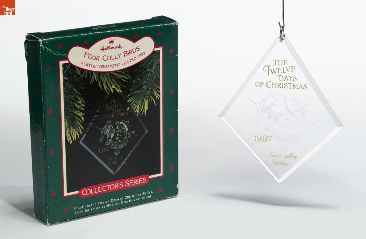 Hallmark "Twelve Days of Christmas Series: Four Colly Birds" Christmas Ornament, 1987