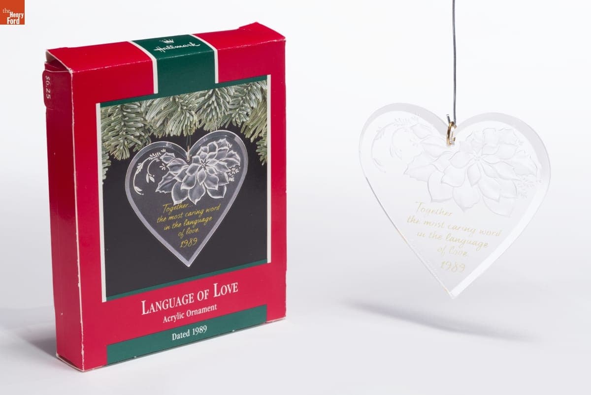 Hallmark "Language of Love" Christmas Ornament, 1989