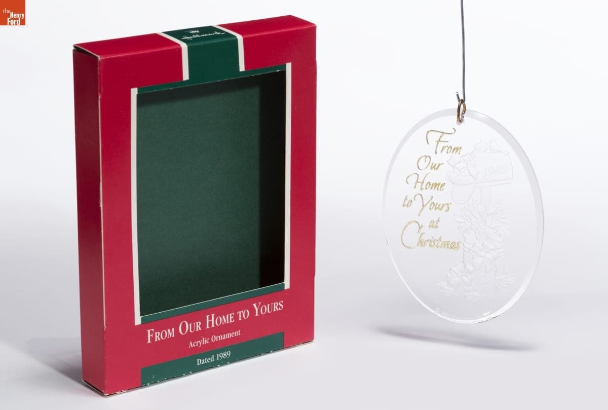 Hallmark "From Our Home to Yours" Christmas Ornament, 1989