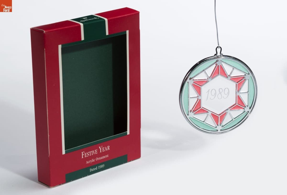 Hallmark "Festive Star" Christmas Ornament, 1989
