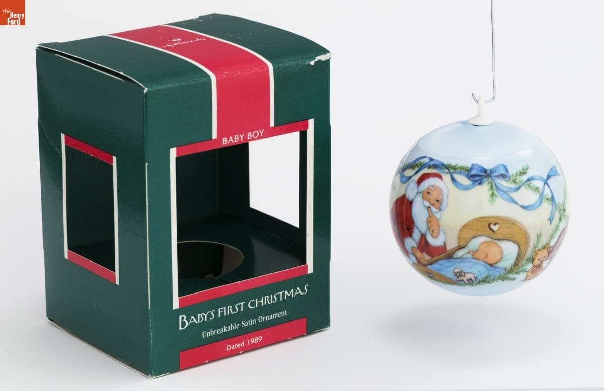 Hallmark "Baby's First Christmas: Baby Boy" Christmas Ornament, 1989