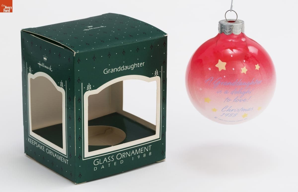 Hallmark "Granddaughter" Christmas Ornament, 1988