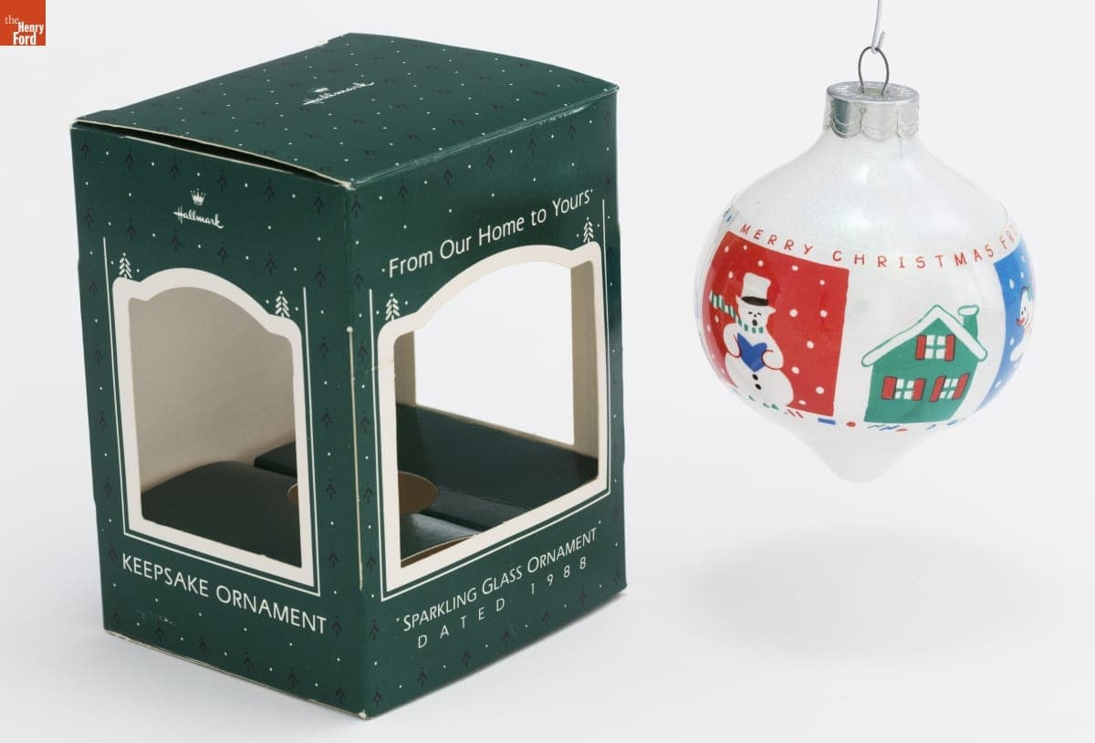 Hallmark "From Our Home to Yours" Christmas Ornament, 1988