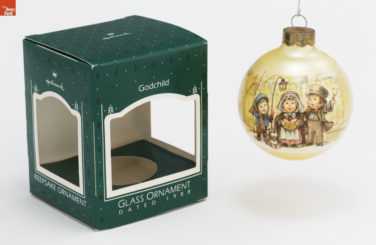 Hallmark "Godchild" Christmas Ornament, 1988