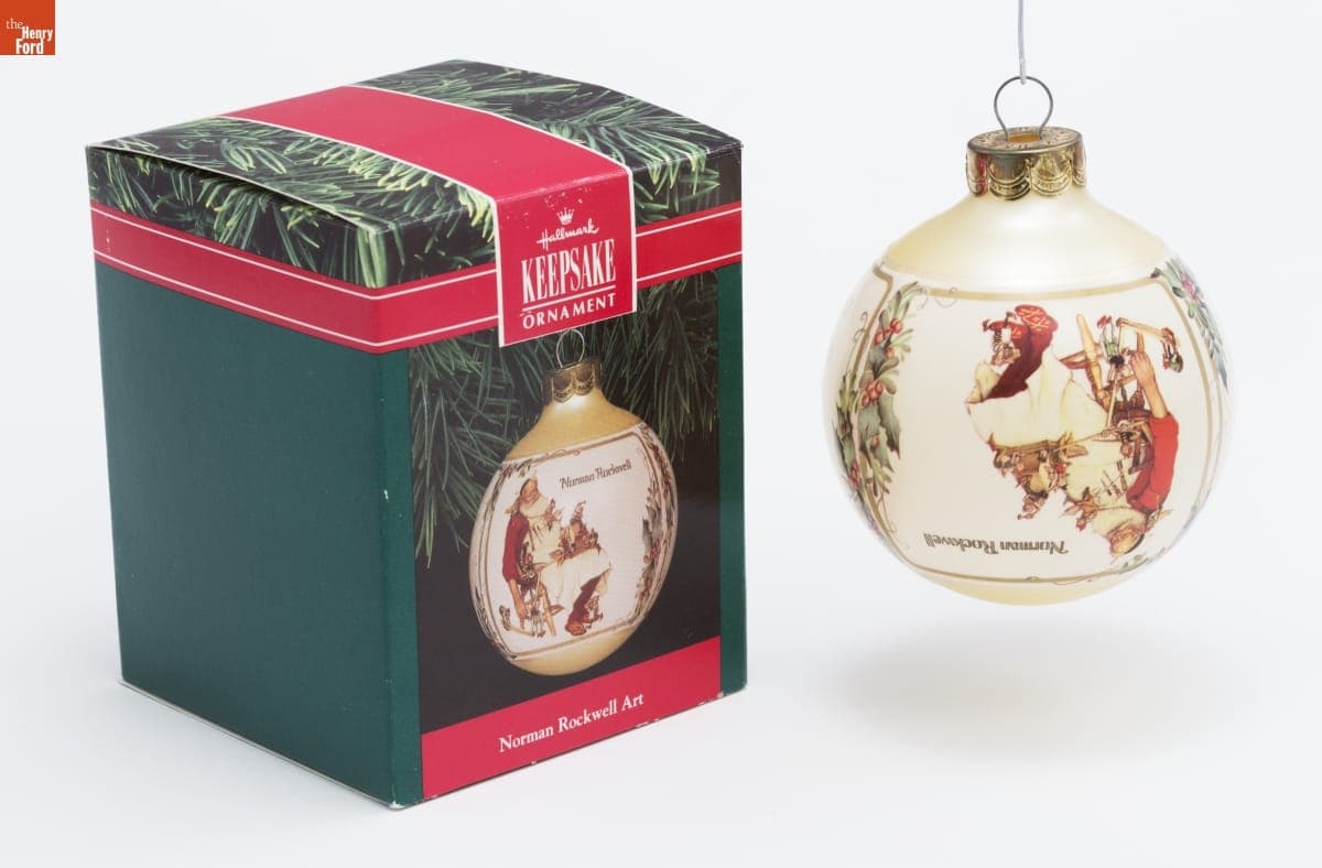 Hallmark "Norman Rockwell Art" Christmas Ornament, 1991