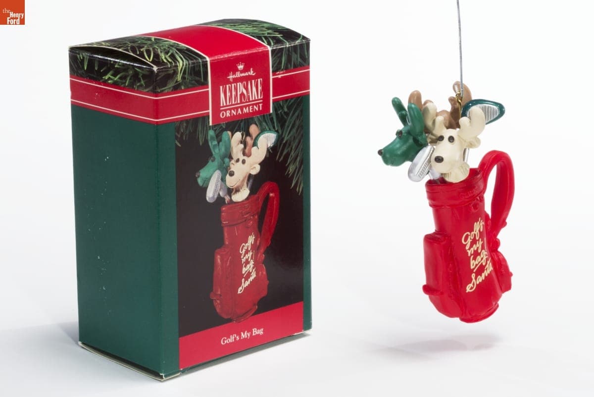 Hallmark "Golf's My Bag" Christmas Ornament, 1990