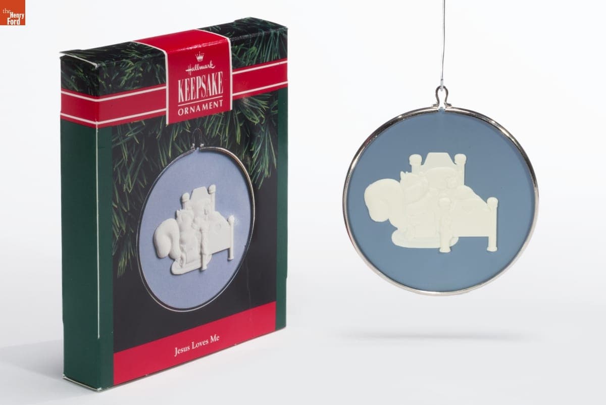 Hallmark "Jesus Loves Me" Christmas Ornament, 1991