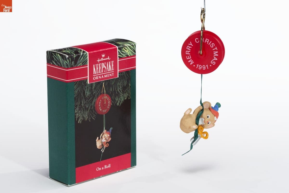 Hallmark "On a Roll" Christmas Ornament, 1991