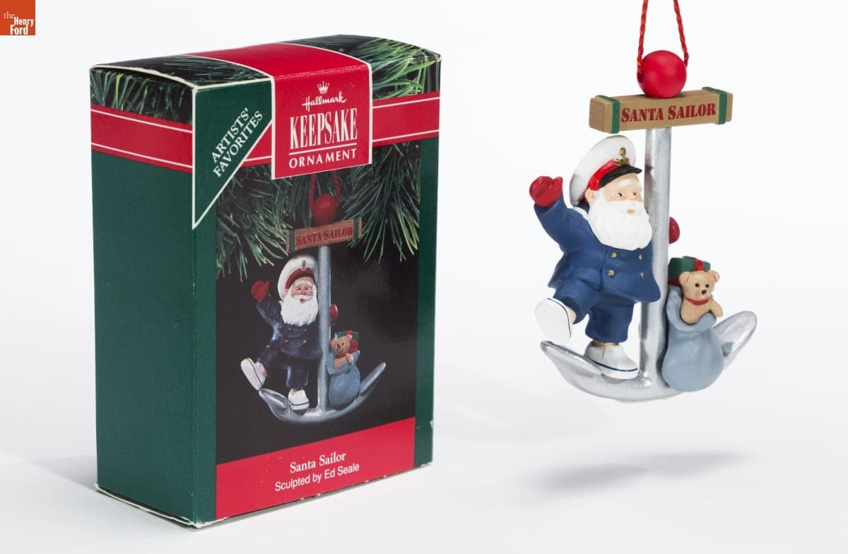 Hallmark "Santa Sailor" Christmas Ornament, 1991