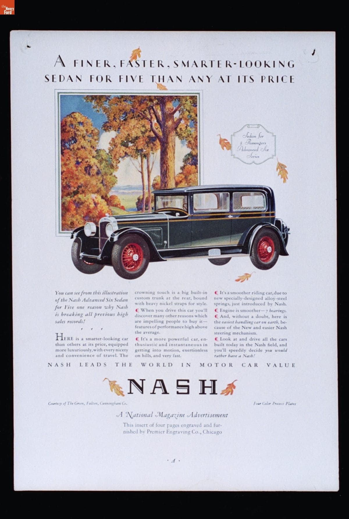 A Finer, Faster, Smarter-Looking Sedan for Five than Any at its Price, 1929