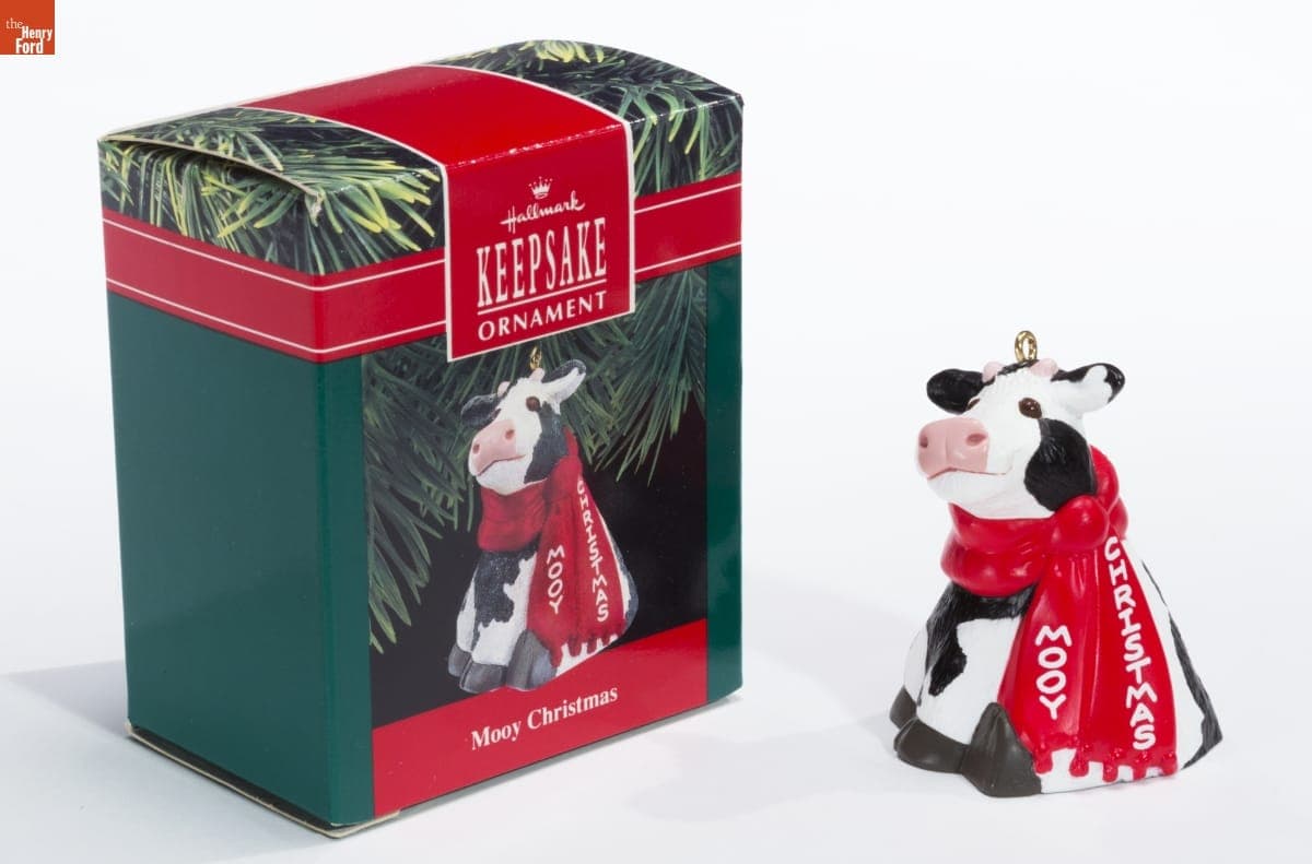 Hallmark "Mooy Christmas" Christmas Ornament, 1990
