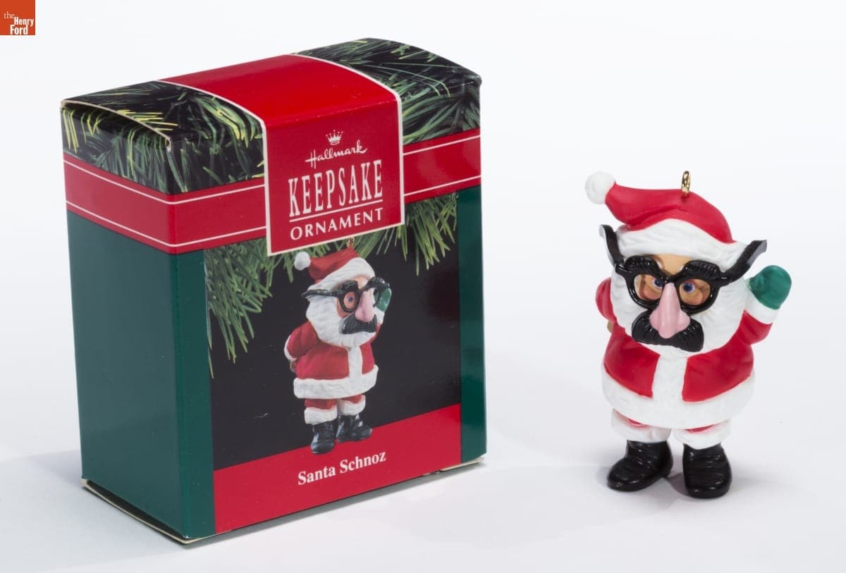 Hallmark "Santa Schnoz" Christmas Ornament, 1990