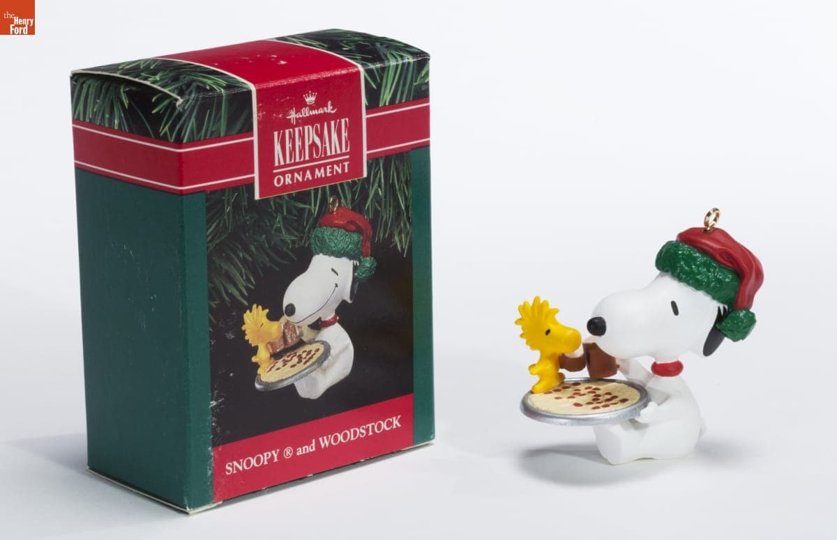 Hallmark "Snoopy and Woodstock" Christmas Ornament, 1991
