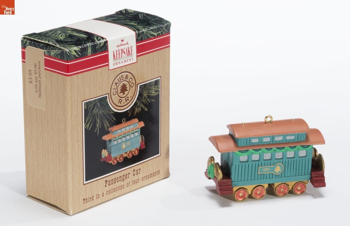 Hallmark "Passenger Car" Christmas Ornament, 1991